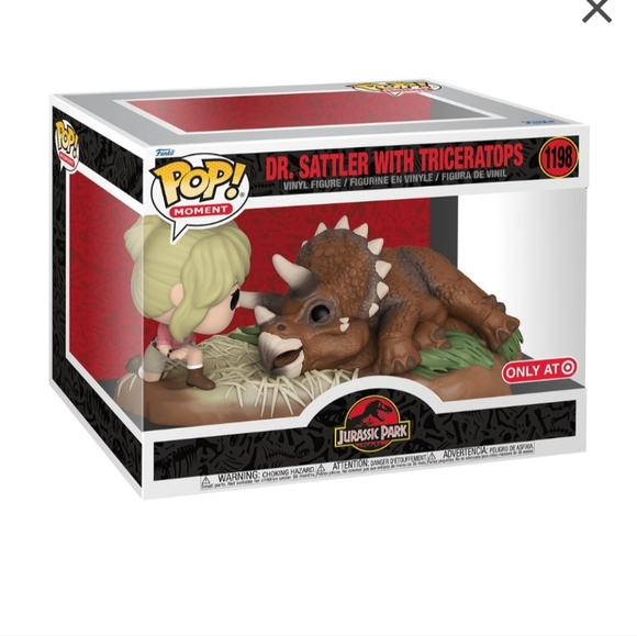 Funko Pop - Jurassic Park - Dr. Sattler With Triceratops